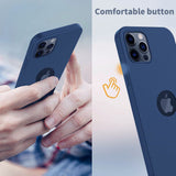 Ultra Slim Soft Silicone Flexible Camera Protection Back Cover for iPhone 12/12 Pro